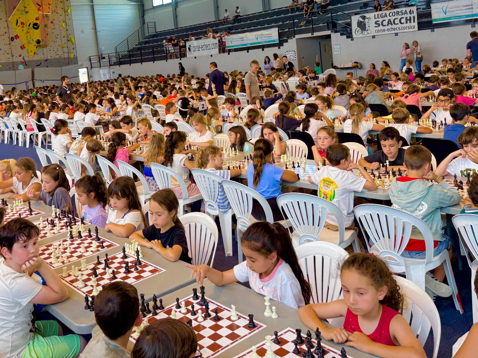 Ghisonaccia : 800 écoliers réunis pour une formidable fête des échecs