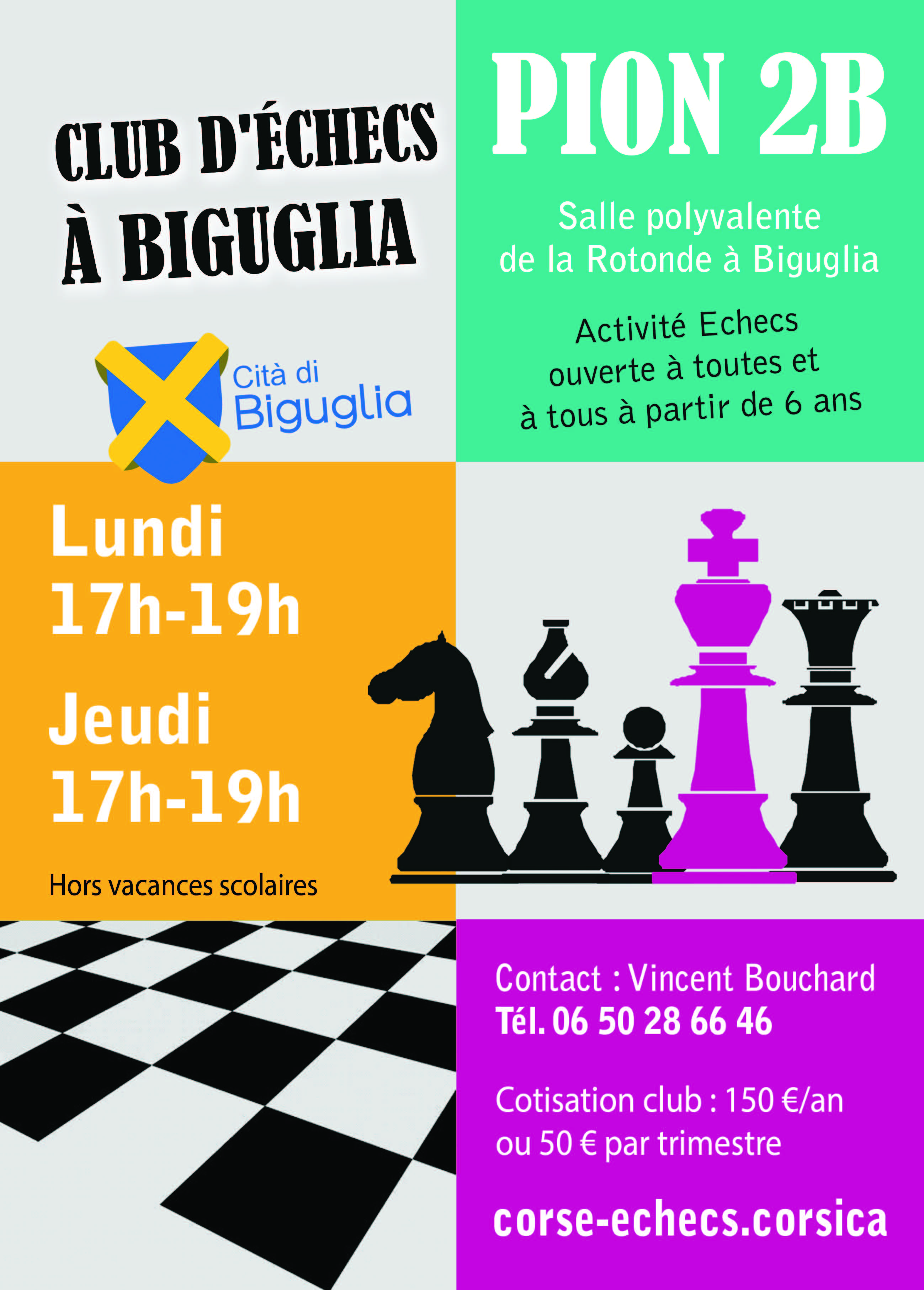 Pè i scacchi dinò, hè a rientrata ! 