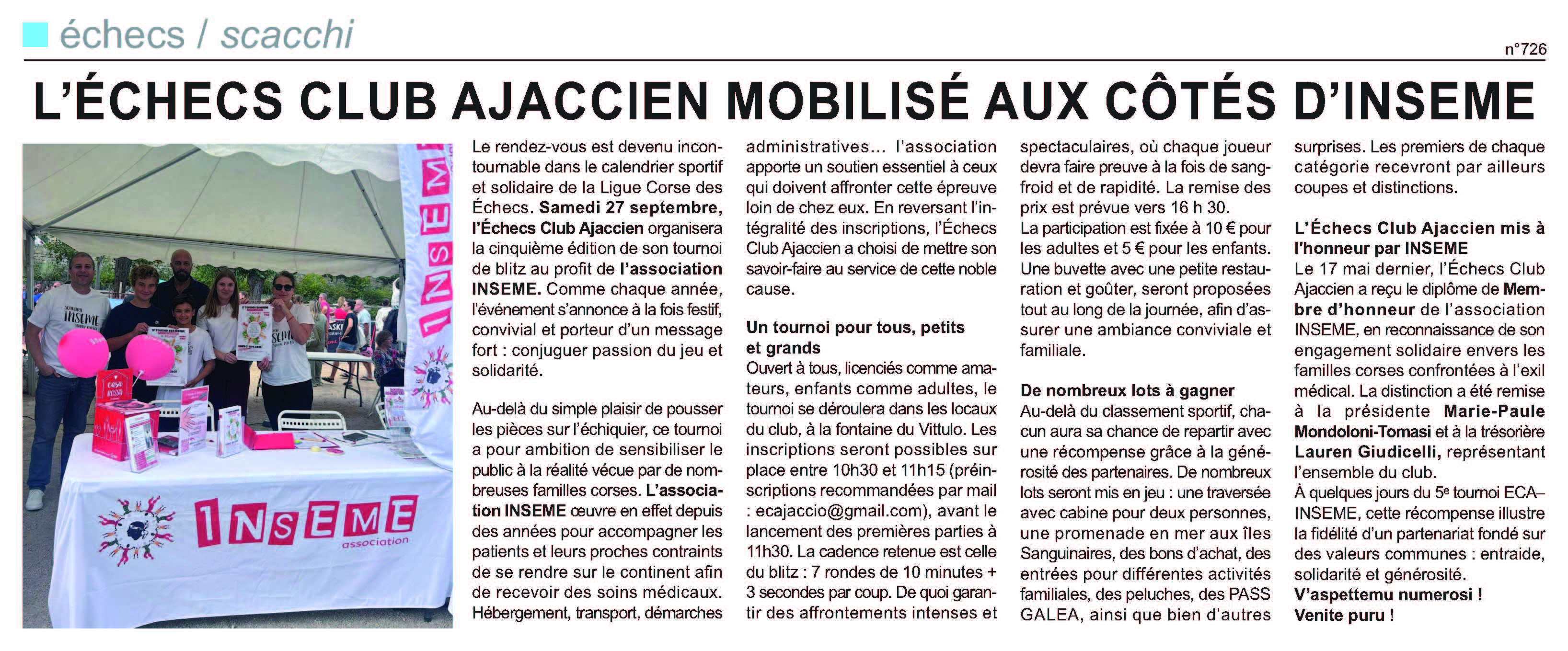 Corse-Matin du 21-09-2025