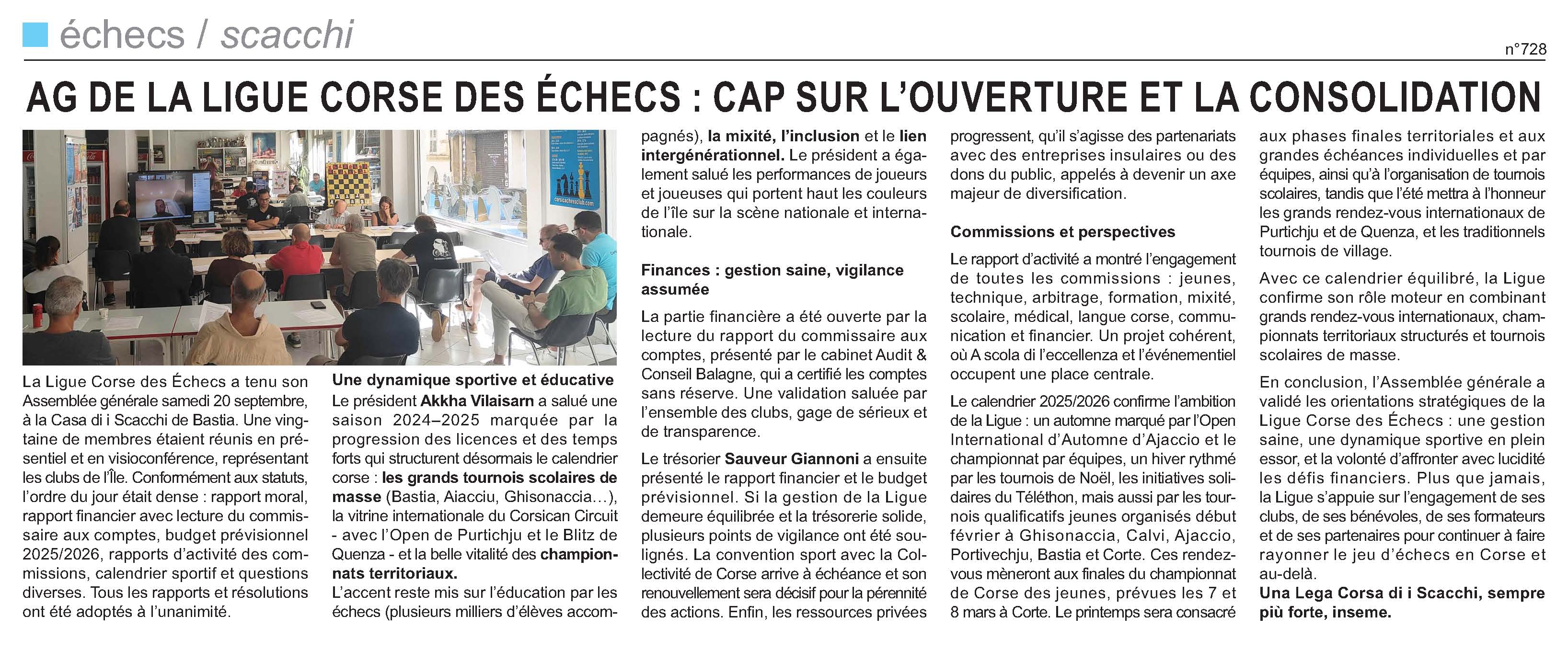 Corse-Matin du 05-10-2025