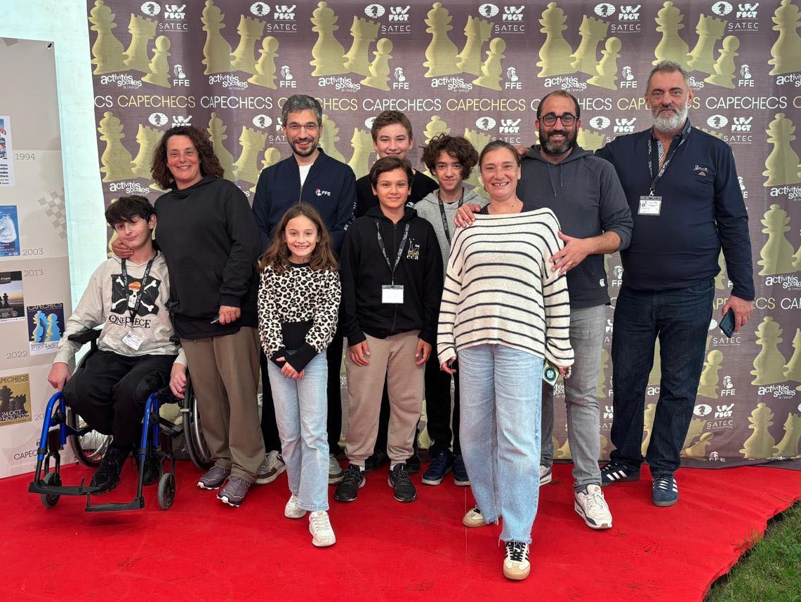 La délégation Ajaccienne avec le Grand Maître Laurent Fressinet