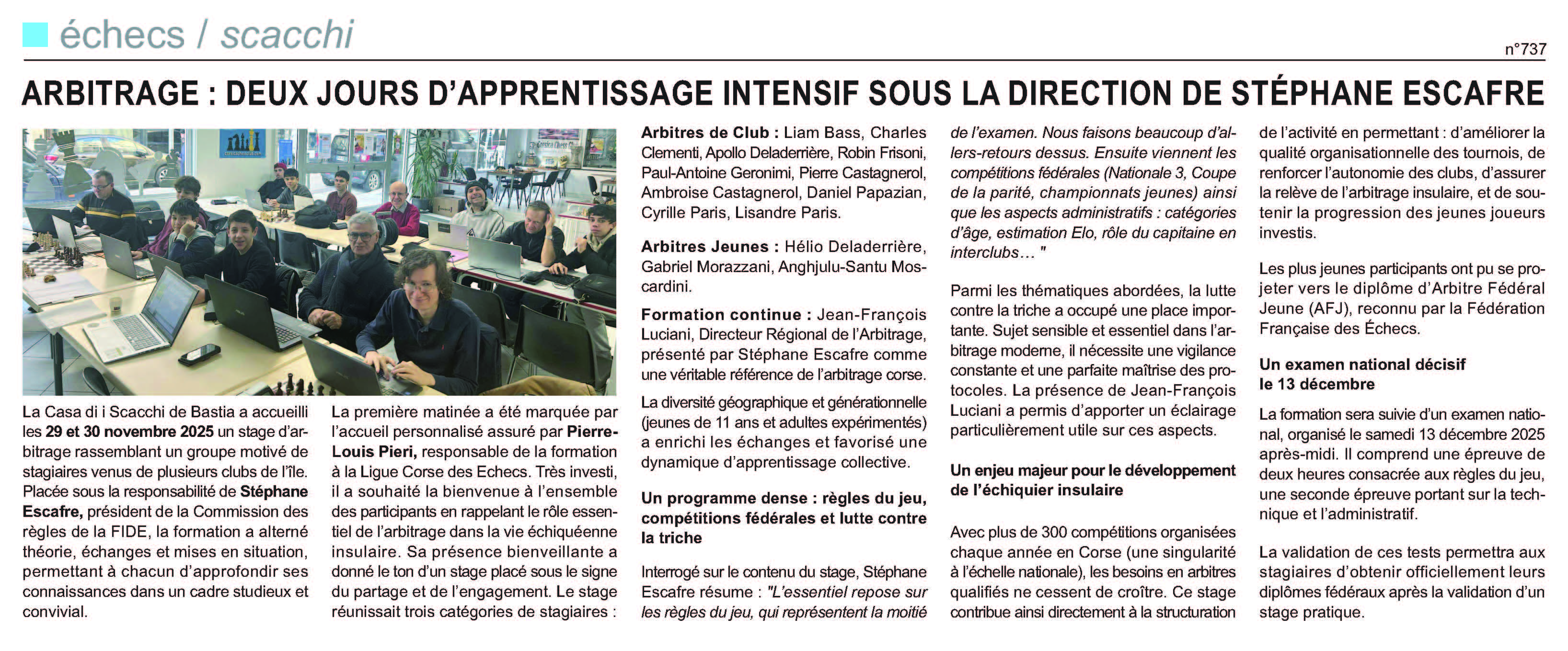 Corse-Matin du 07-12-2025