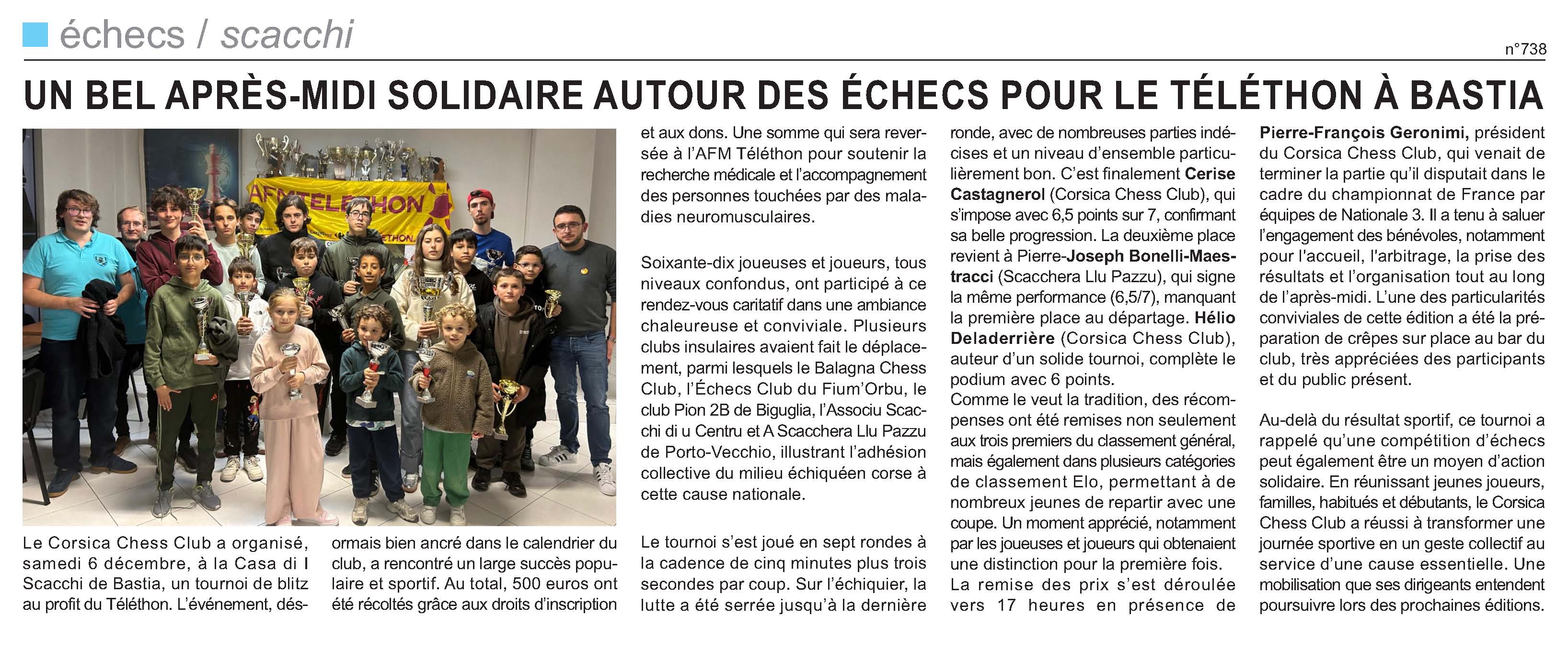 Corse-Matin du 14-12-2025