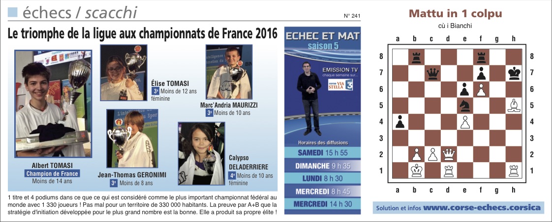 Corse-Matin du 24 avril 2016