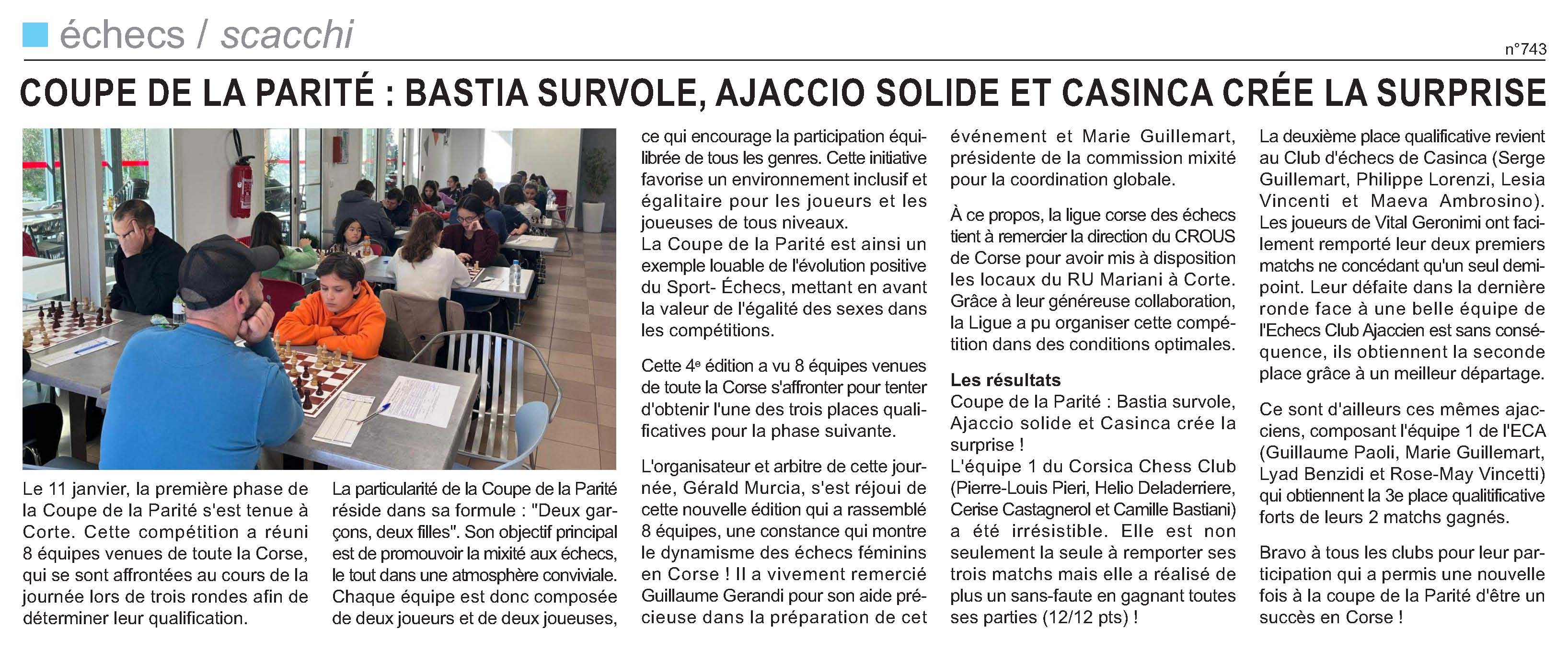 Corse-Matin du 18-01-26