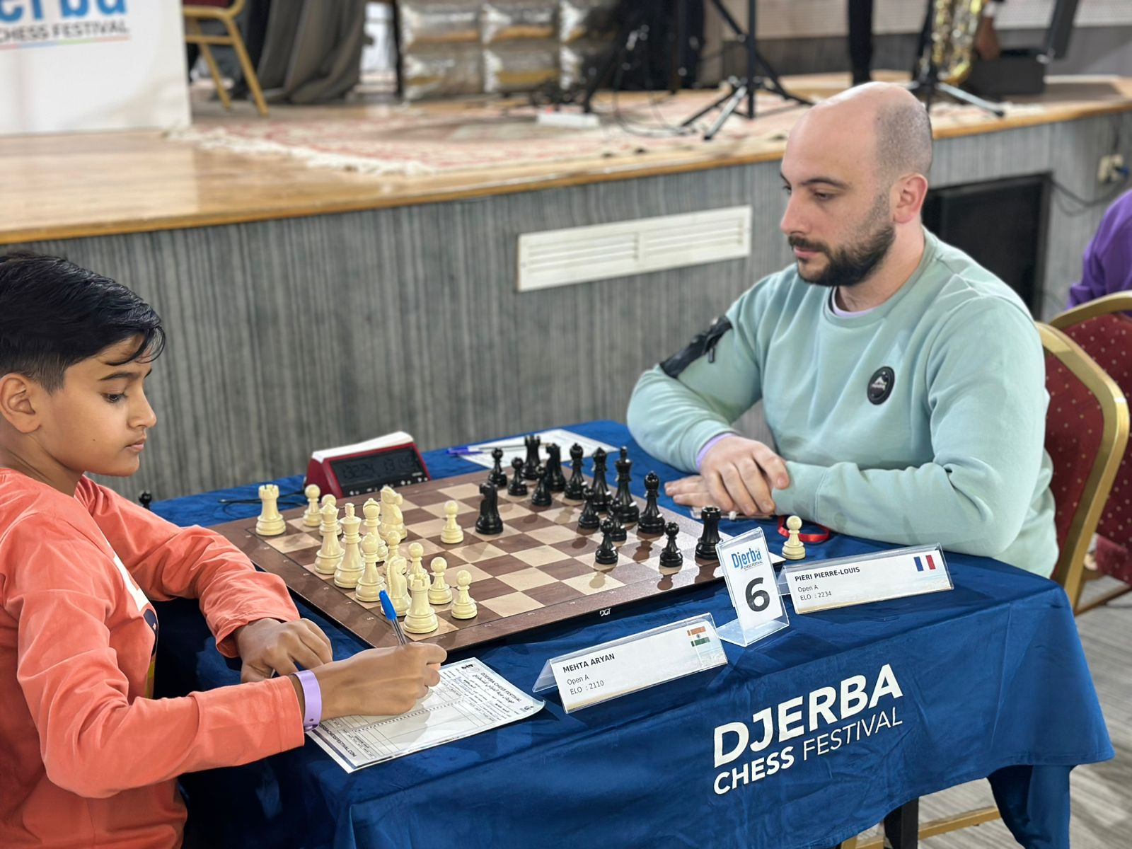 Jean-Michel Bigonnet impérial au Festival International d’Échecs de Djerba