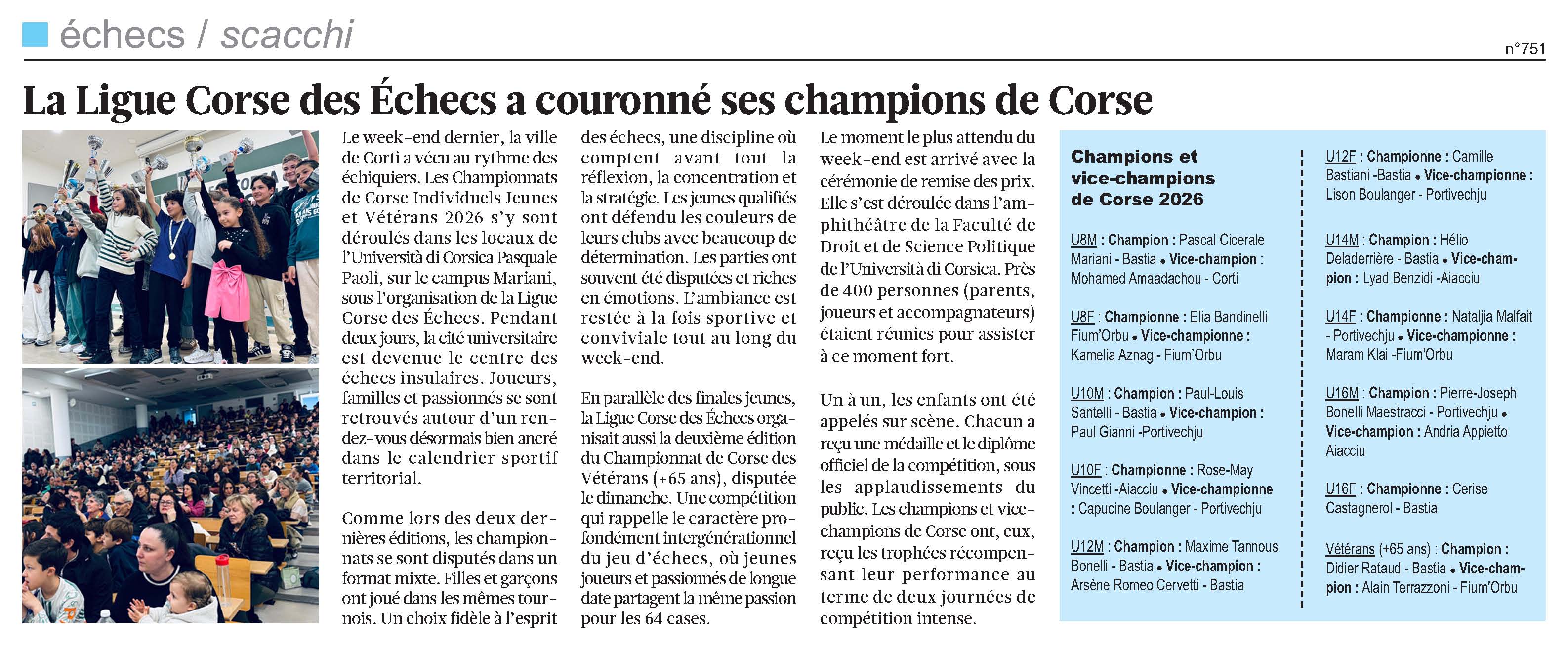 Corse-Matin du 15-03-26