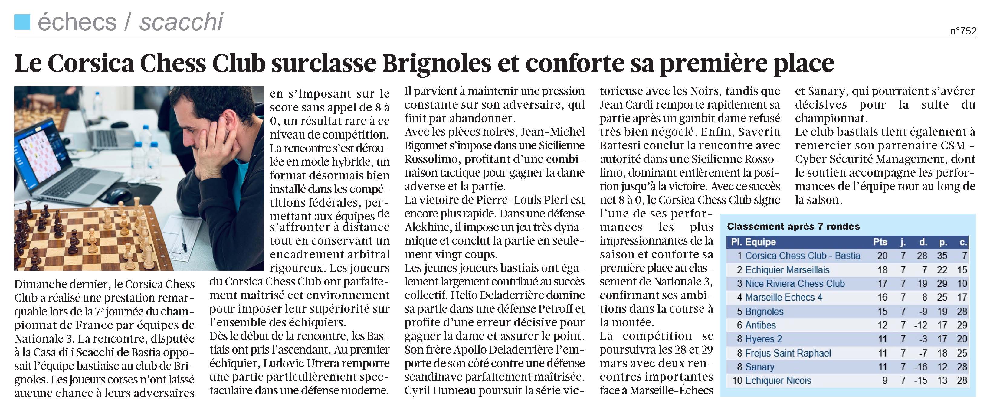 Corse-Matin du 22-03-26