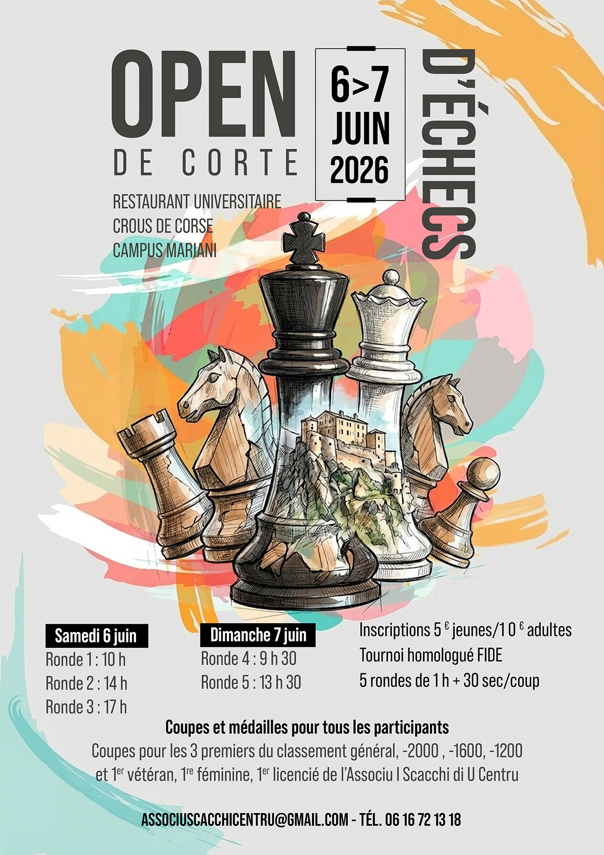 1er open de Corte - 6 et 7 juin 2026