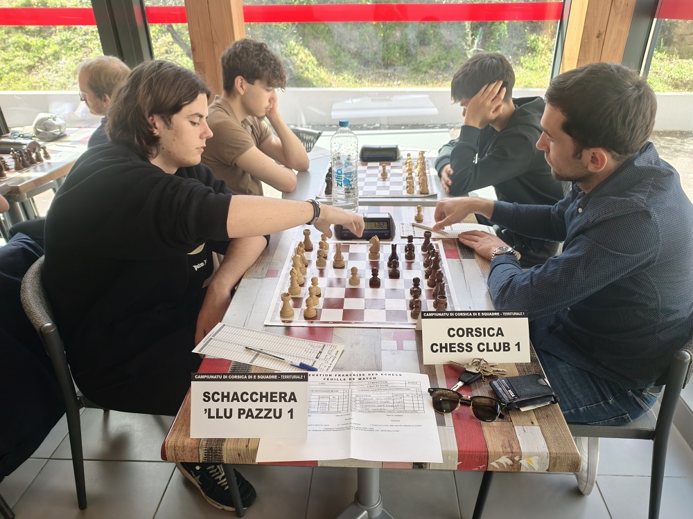 Scacchera Llu Pazzu 1 prend les commandes du championnat de Corse par équipes