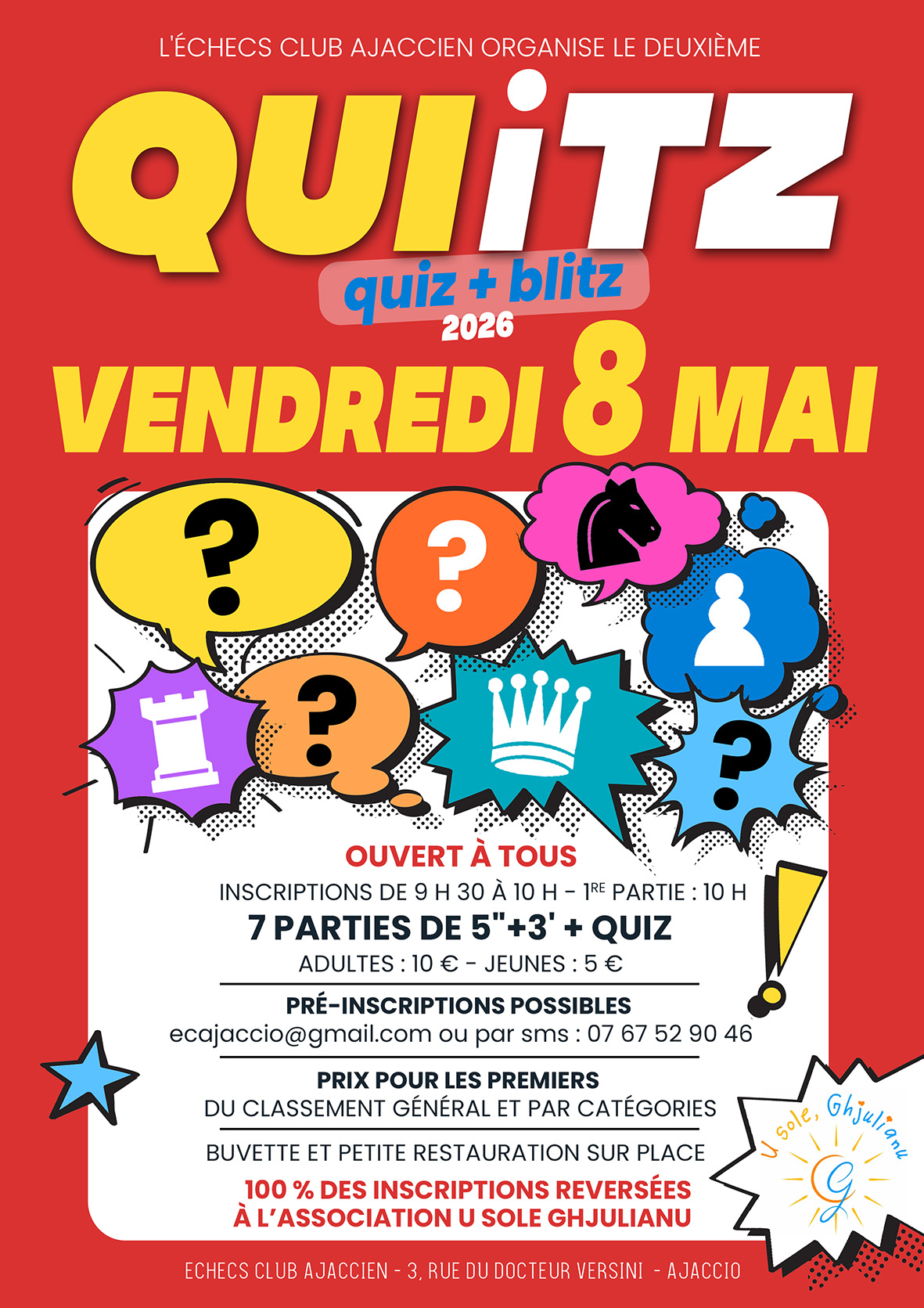Quiz & Blitz à Ajaccio - 8 mai 2026