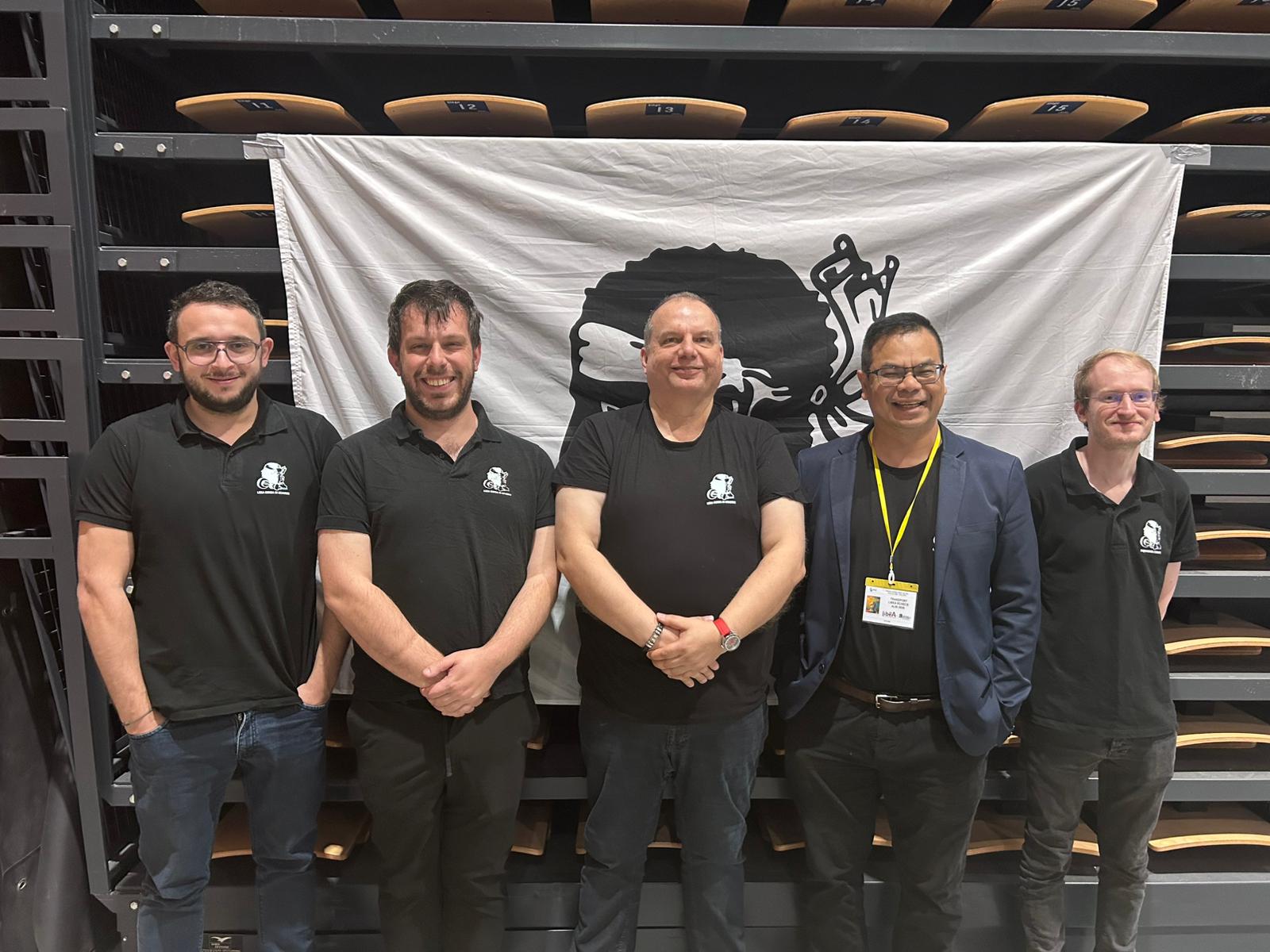 de g.à d: Robin Frisoni, Serge Guillemart, Jean-Philippe Orsoni, Akkha Vilaisarn, Pierre-François Geronimi