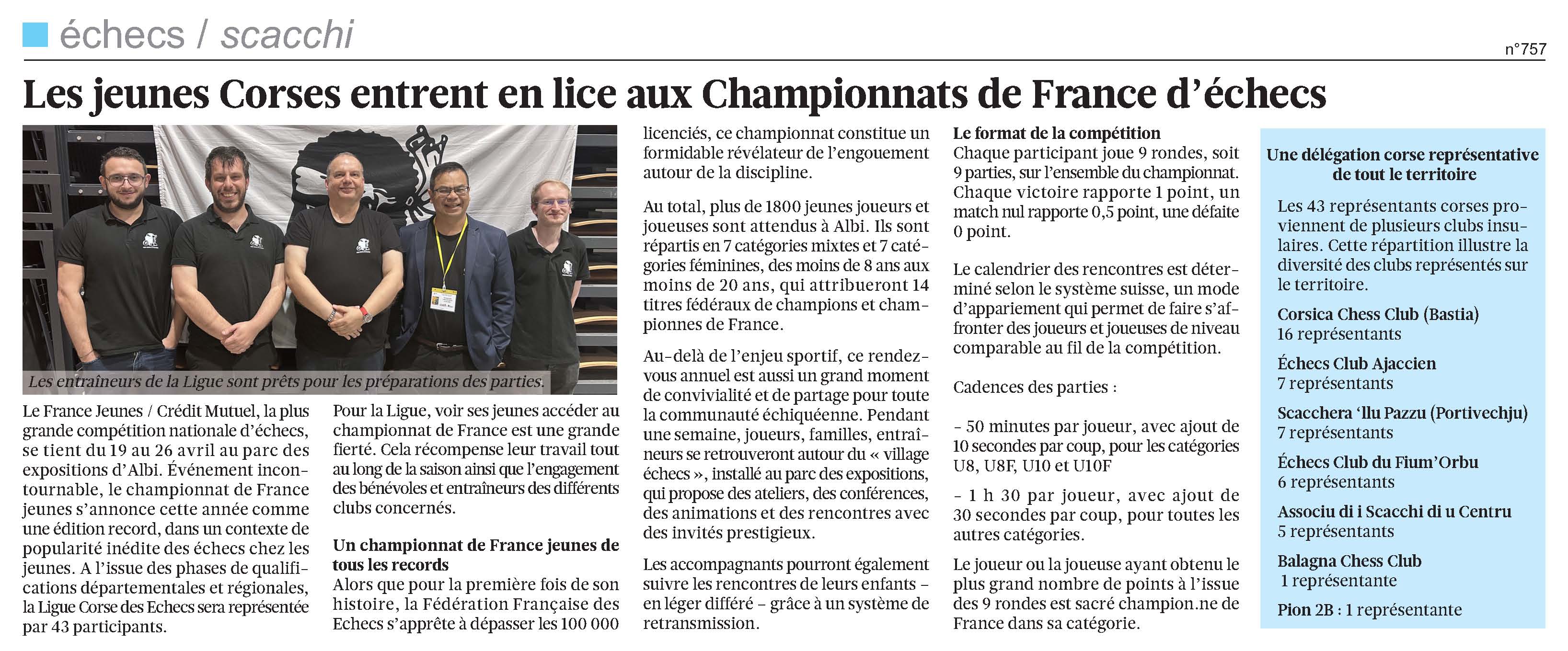 Corse-Matin du 26-04-26