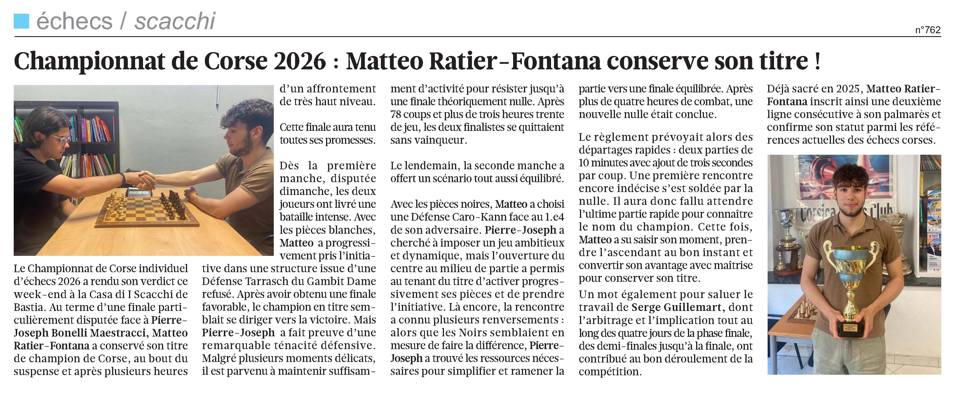 Corse-Matin du 31-05-26