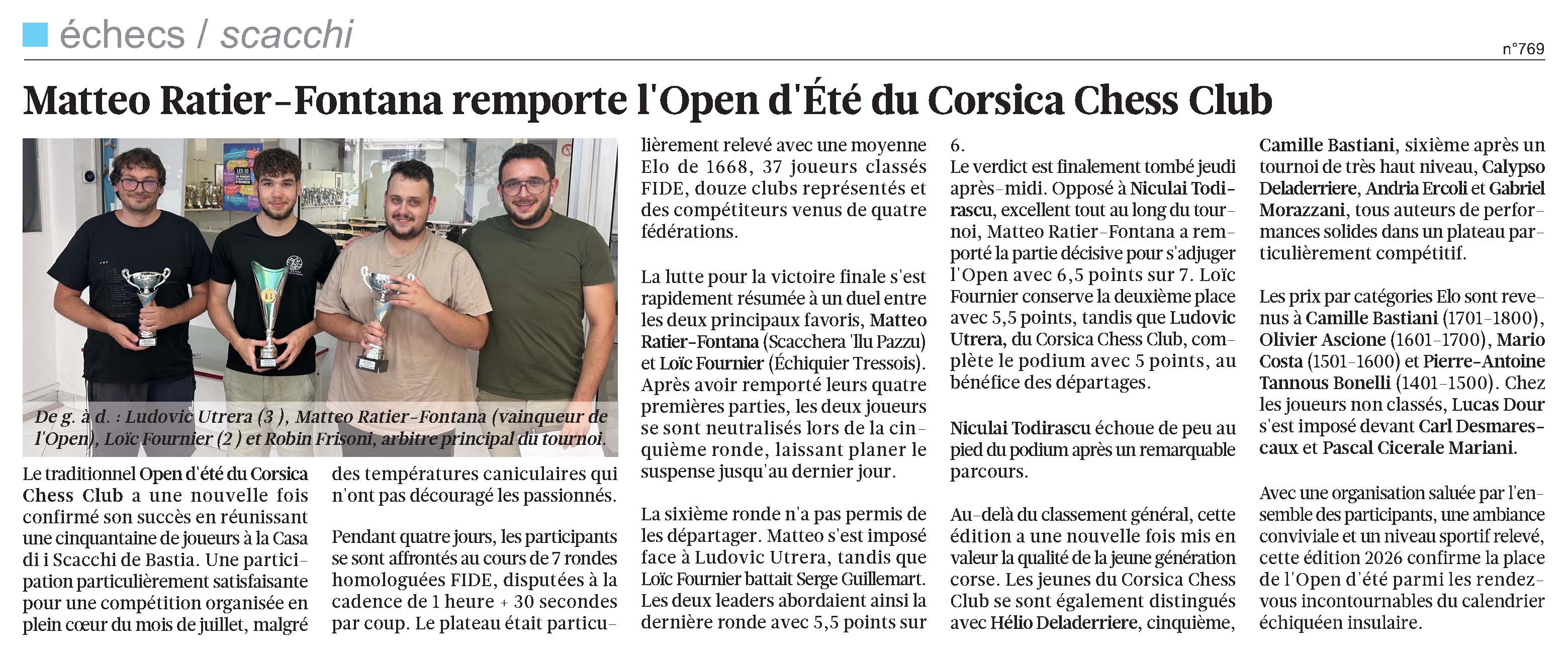 Corse-Matin du 19-07-26