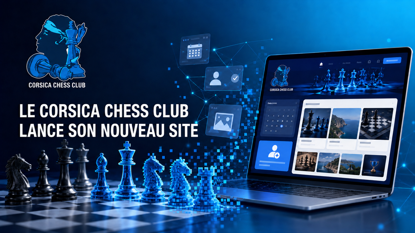 Le Corsica Chess Club inaugure son nouveau site internet