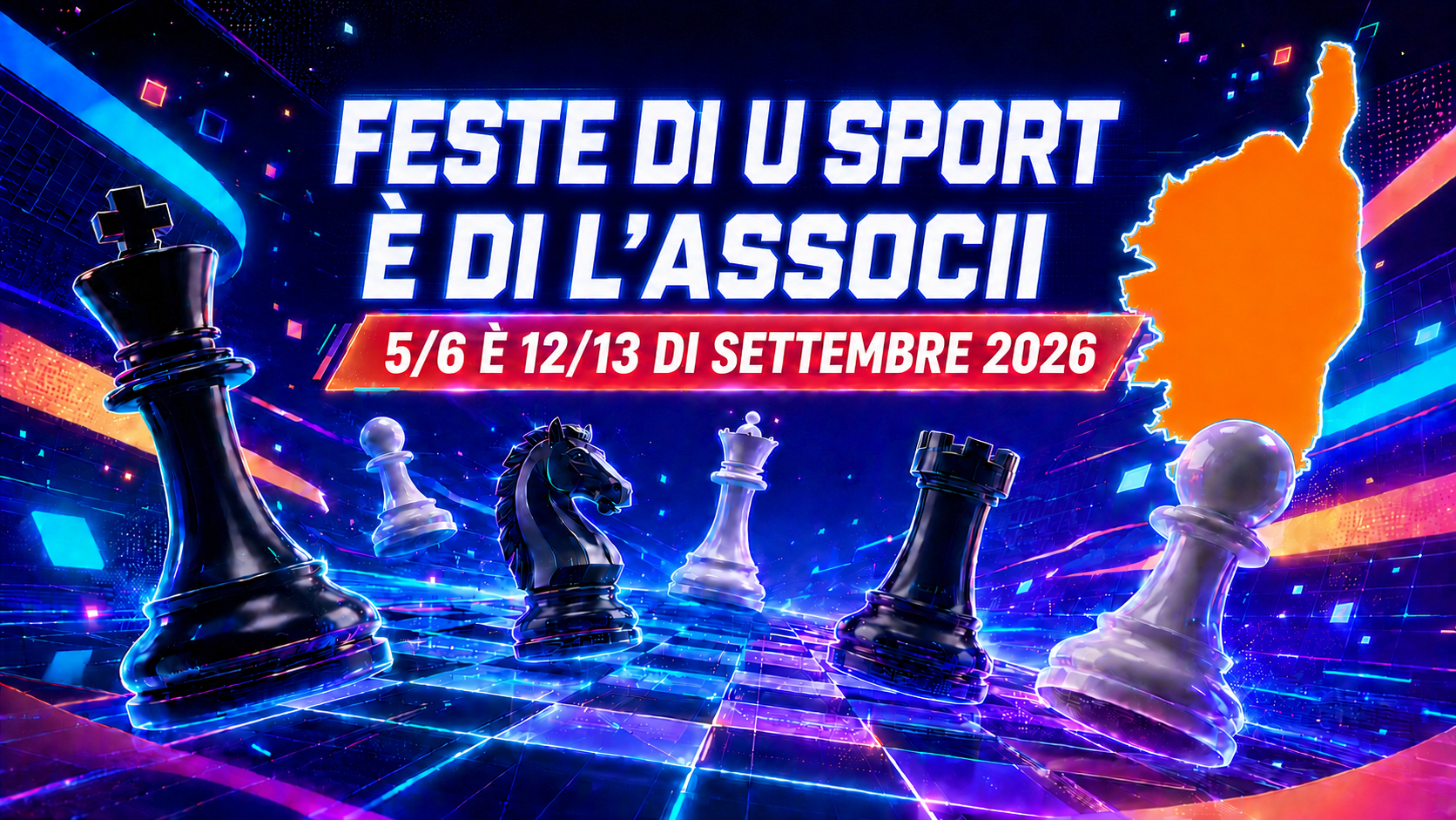 Feste di u sport è di l’associi – 5, 6, 12 è 13 di settembre 2026