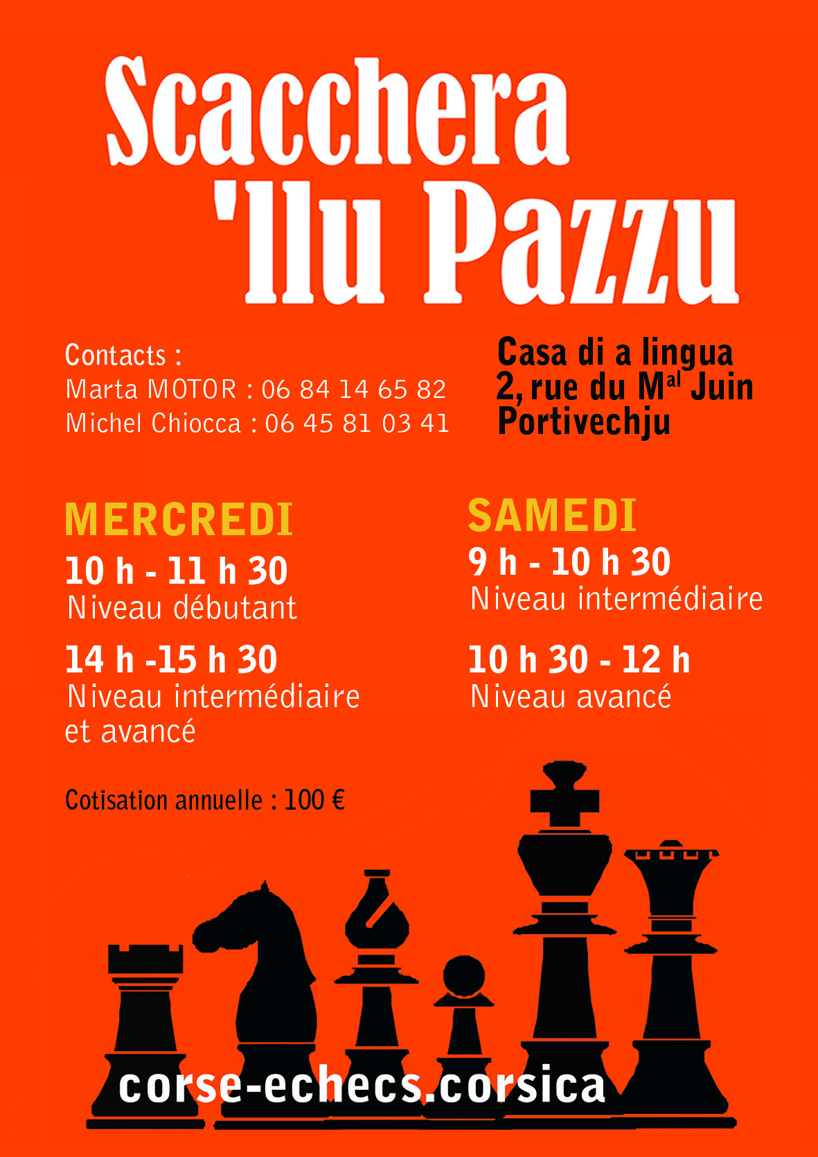 Pè i scacchi dinò, hè a rientrata ! 