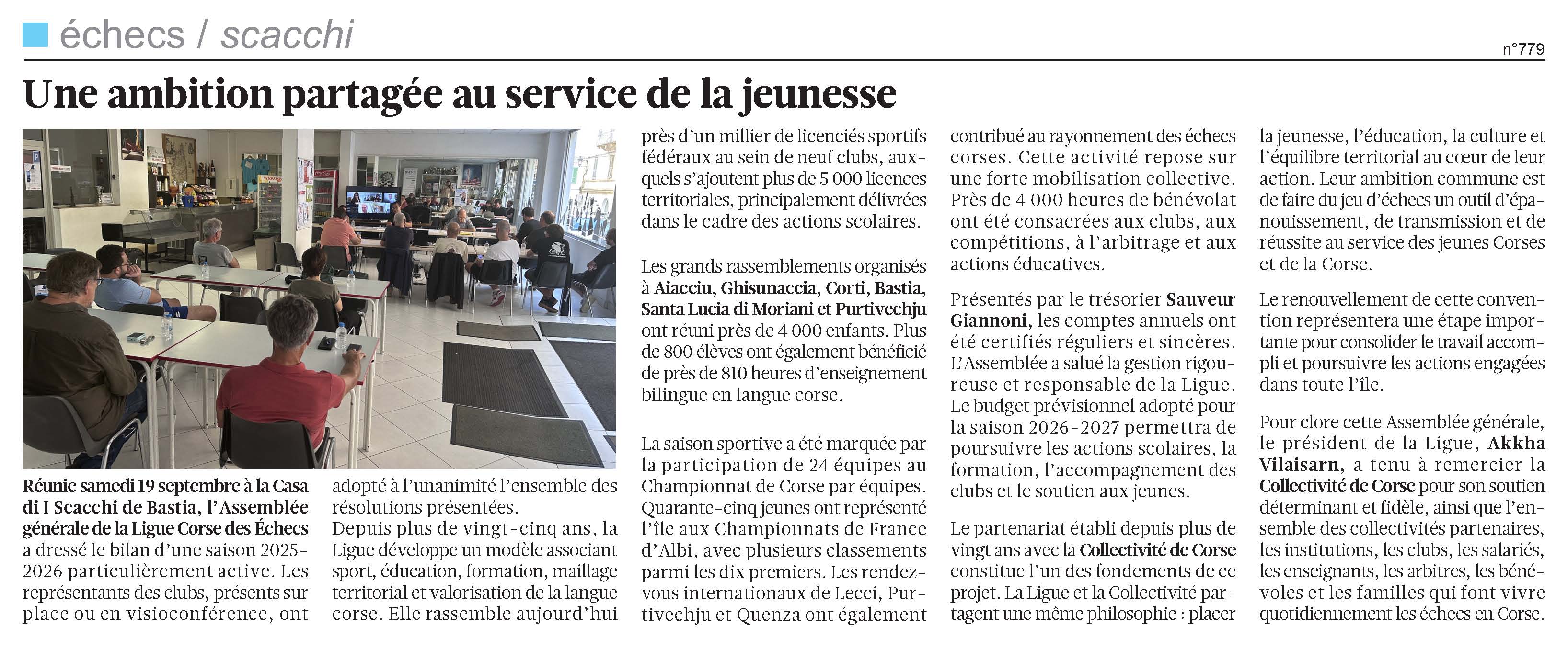 Corse-Matin du 27-09-26