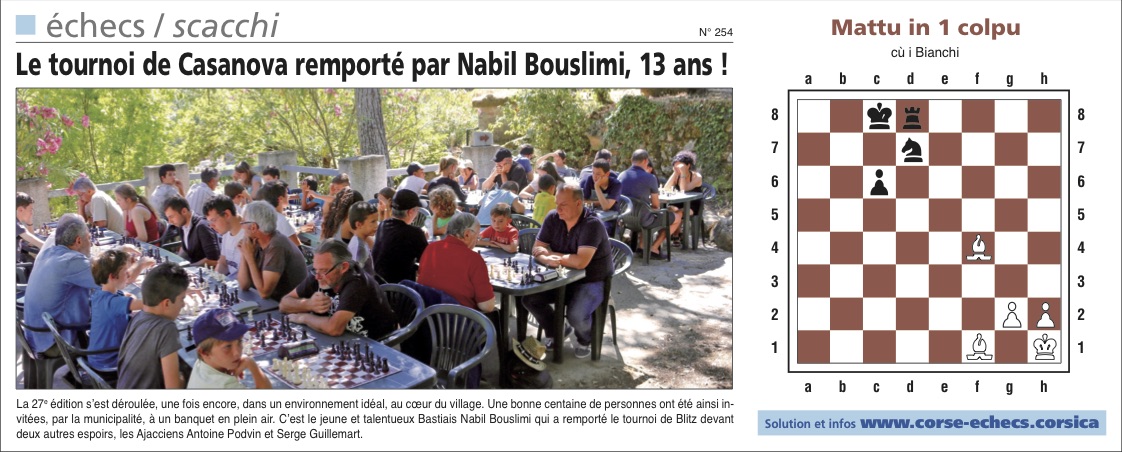 Corse-Matin du 24 juillet 2016