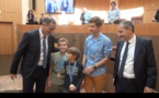 Les champions ovationnés par l'Assemblée de Corse
