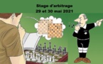 Stage d'arbitrage et formation continue les 29 et 30 mai