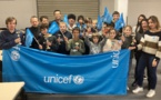 Bel élan de solidarité pour l'UNICEF