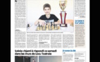 Reportage sur le Champion de France Albert Tomasi dans Corse-Matin