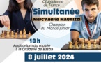 Mitra Hejazipour et Marc'Andria Maurizzi en parties simultanées lundi à Bastia