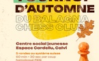 2e Tournoi d’Automne du Balagna Chess Club – 1er et 2 novembre 2025 à Calvi