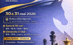 Stage diplôme d’initiateur de la Fédération Française des Echecs à Aiacciu - 30 et 31 mai 2026