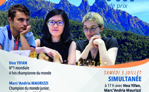 Échecs au sommet à Quenza avec Hou Yifan, légende mondiale des échecs !