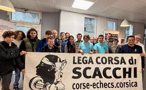 Corsica Chess Club 2 et Balagna Chess Club sacrés champions de Corse par équipes !