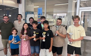 Matteo Ratier-Fontana remporte l'Open d'Été du Corsica Chess Club