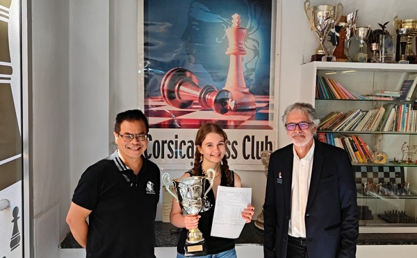 Le 2e Tournoi des Maîtres du Corsica Chess Club consacre Manon Schippke