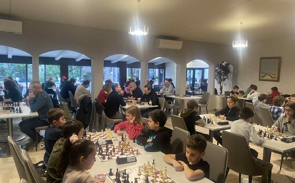 Solidarité autour de l’échiquier chez Walter avec le Rotary Club Bastia Mariana et le Club d'échecs de Casinca