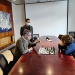 Sous loeil du president de la ligue