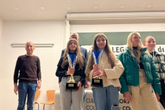 Cerise Castagnerol Championne U12 et Ghjulia Stella Lajeri Vice Championne