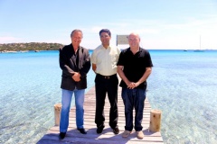 avec le PDG du groupe Ollandini