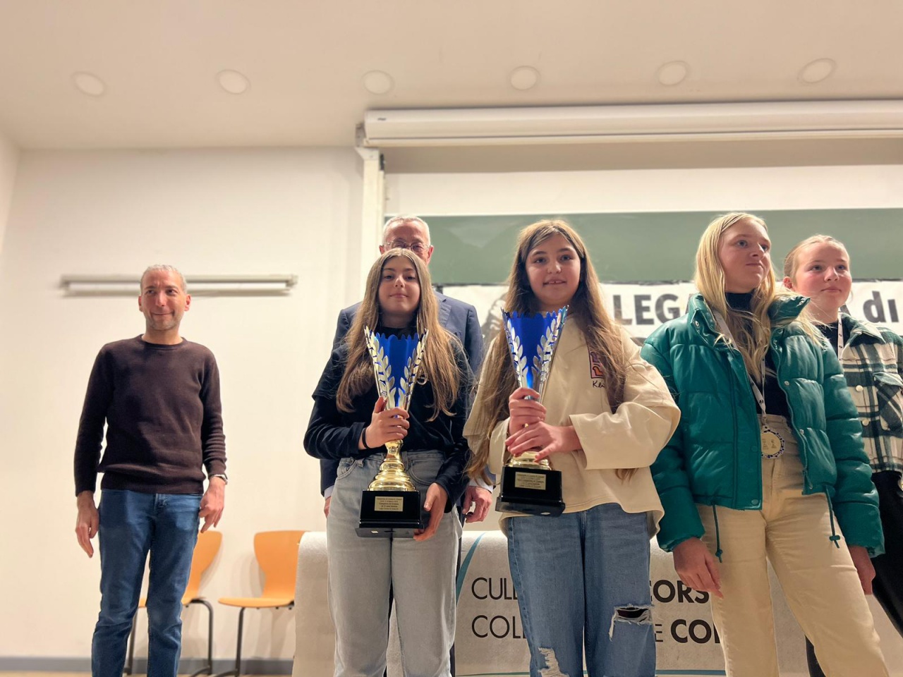 Cerise Castagnerol Championne U12 et Ghjulia Stella Lajeri Vice Championne