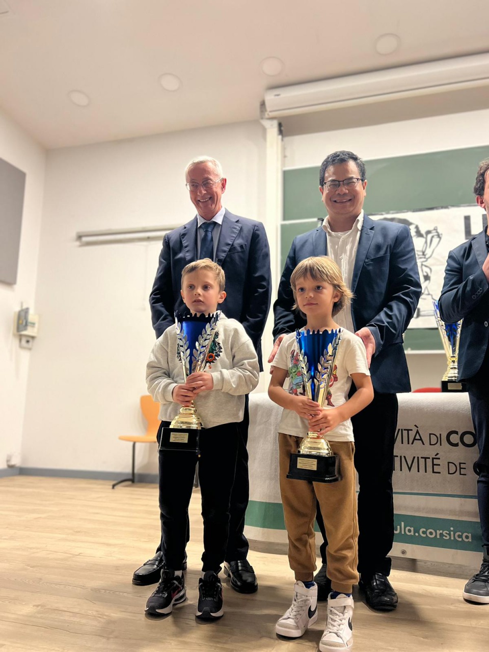Paul-Louis Santelli Champion U8 et Antoine Riah Ferracci Vice Champion(1)